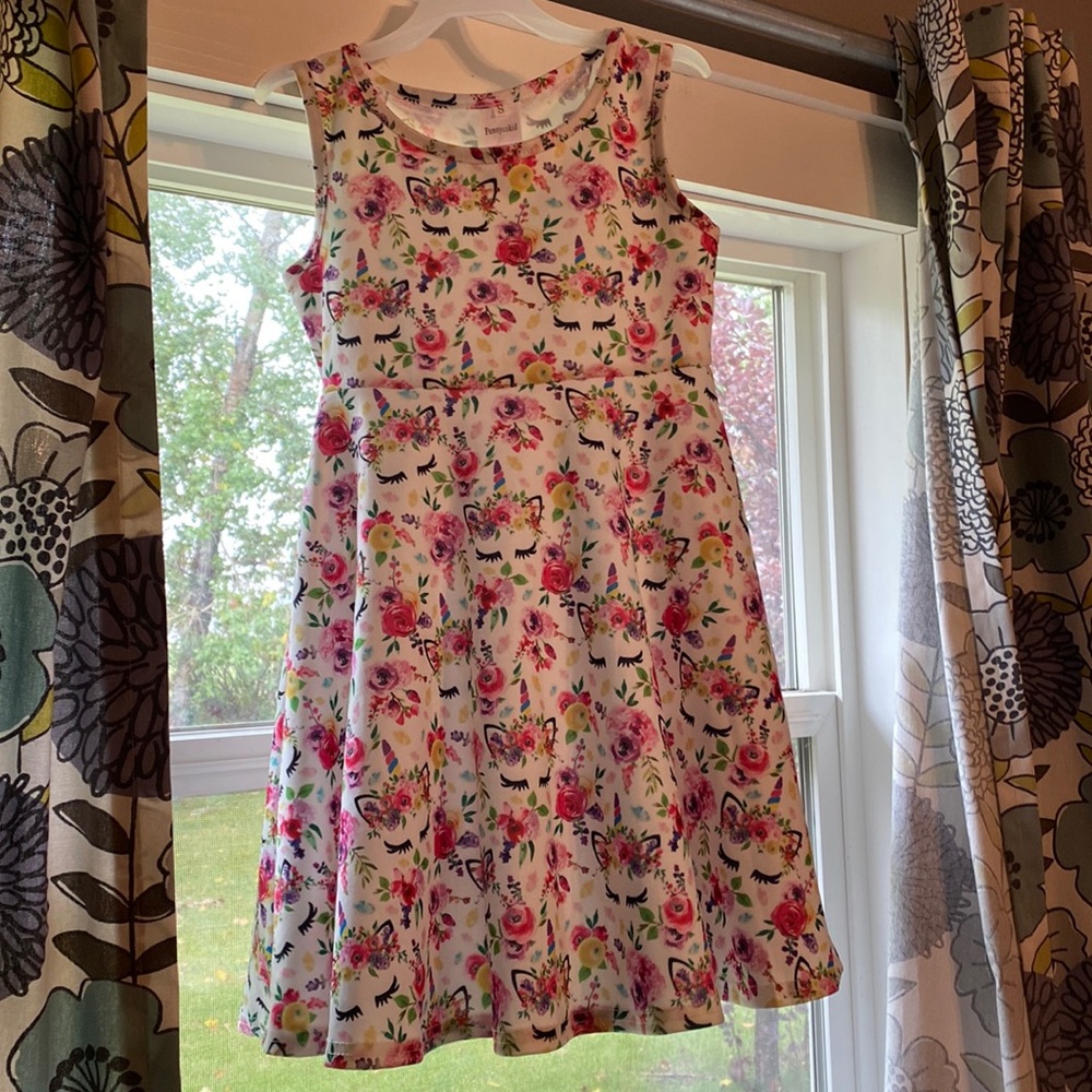 Little Girls Unicorn Dress